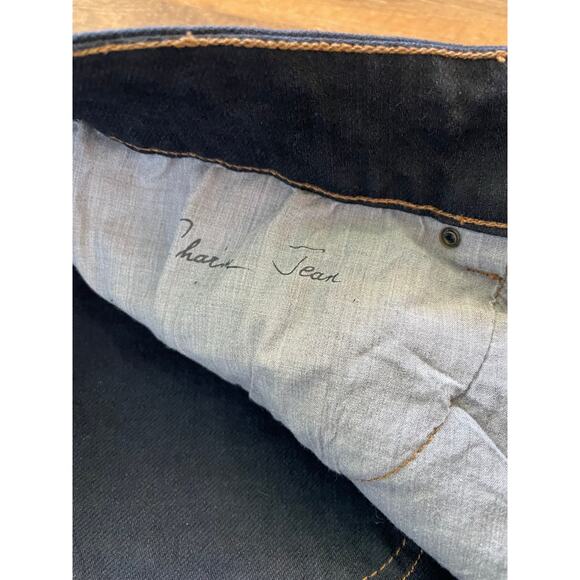 Chico's Platinum Jean dark blue wash Jewel embellished Bootcut size 2.5 14 - Picture 7 of 11